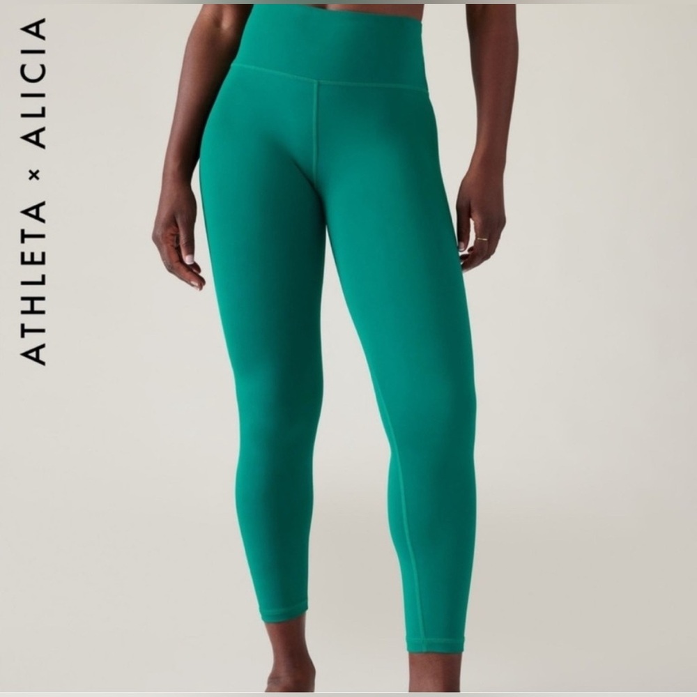 Athleta x Alicia Keys Elation 7/8 Tights Teal